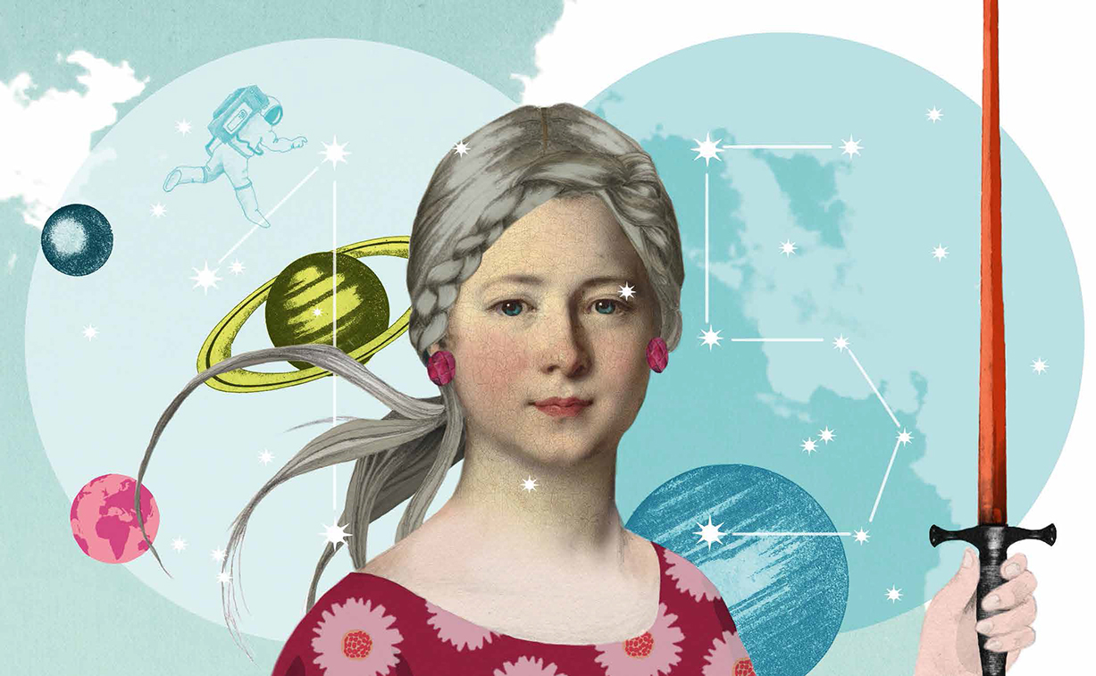 Illustration Delphine Lebourgeois pour Femme Majuscule