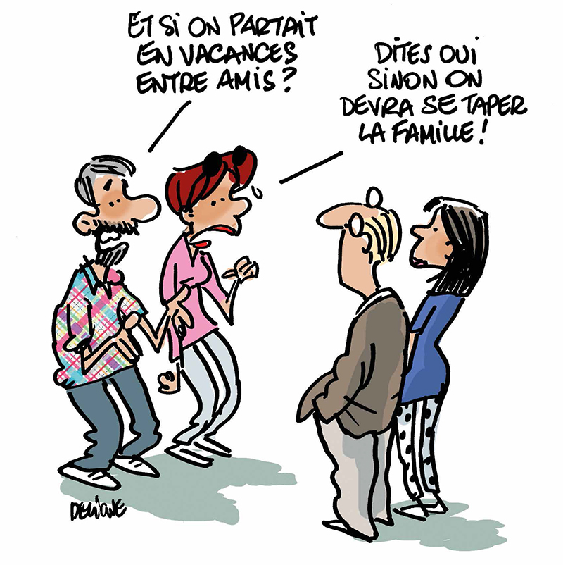 Deligne pour femme Majuscule
