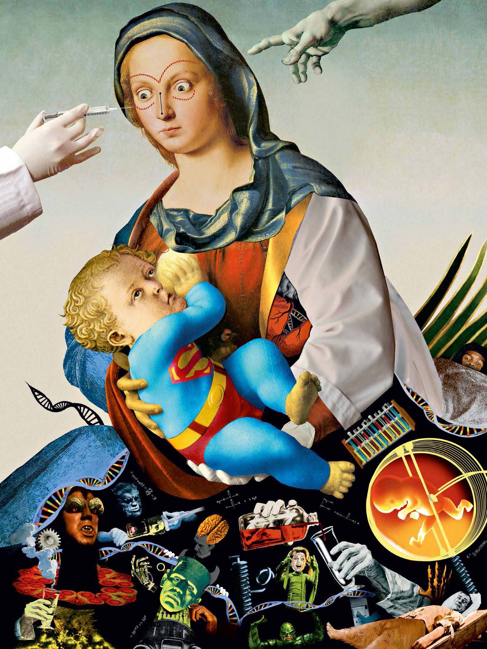 Photomontage Laurent Blachier pour Femme Majuscule